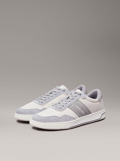 Zapatillas Low Top Lace Up Mix Gris Calvin Klein-0