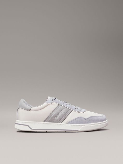 Zapatillas Low Top Lace Up Mix Gris Calvin Klein-3
