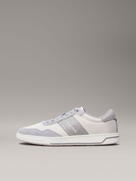 Zapatillas Low Top Lace Up Mix Gris Calvin Klein-4