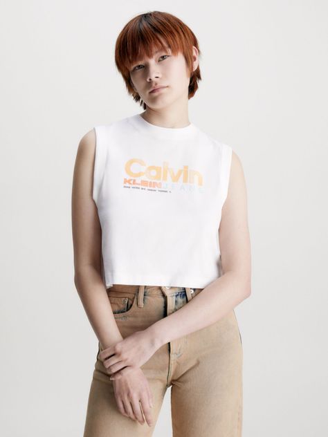Polera Artwork Muscle  Blanco Calvin Klein-0