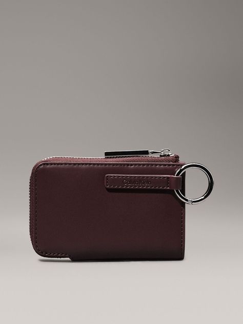 Tarjetero Embossed Burdeo Calvin Klein-1