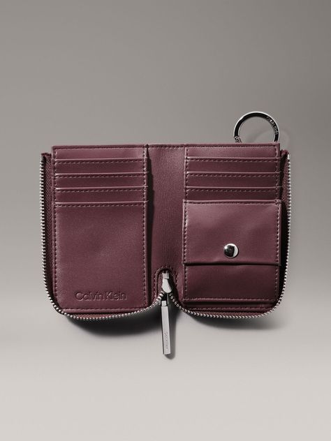 Tarjetero Embossed Burdeo Calvin Klein-2