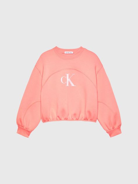 Polerón Niña Iridescent Rosado Calvin Klein-4