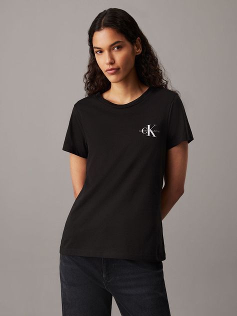 Pack 2 Poleras Monologo Slim K6 Multicolor Calvin Klein-1
