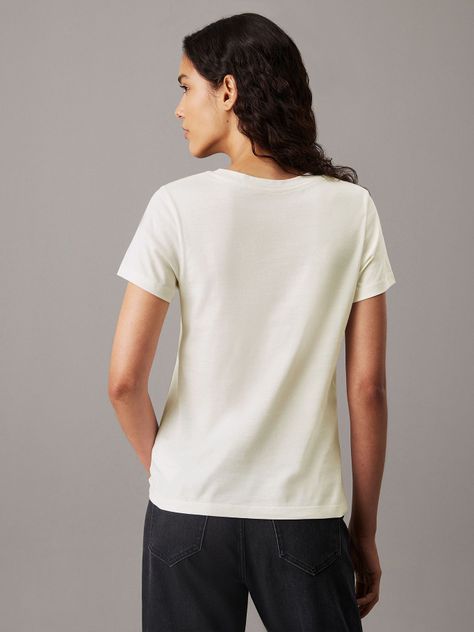 Pack 2 Poleras Monologo Slim K6 Multicolor Calvin Klein-3