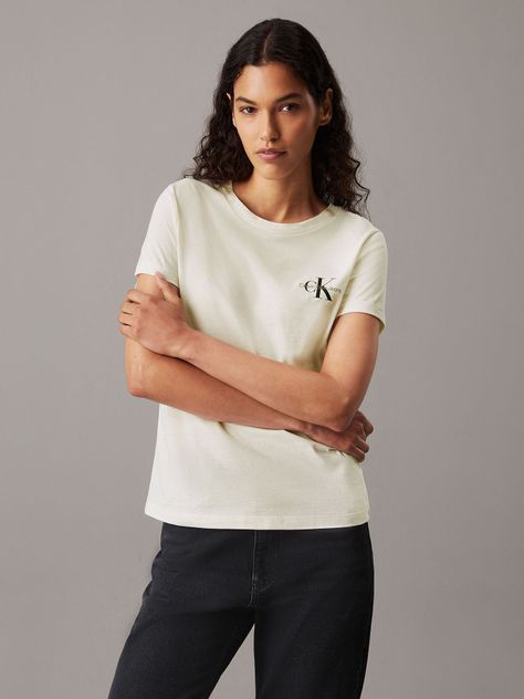 Pack 2 Poleras Monologo Slim K6 Multicolor Calvin Klein-5