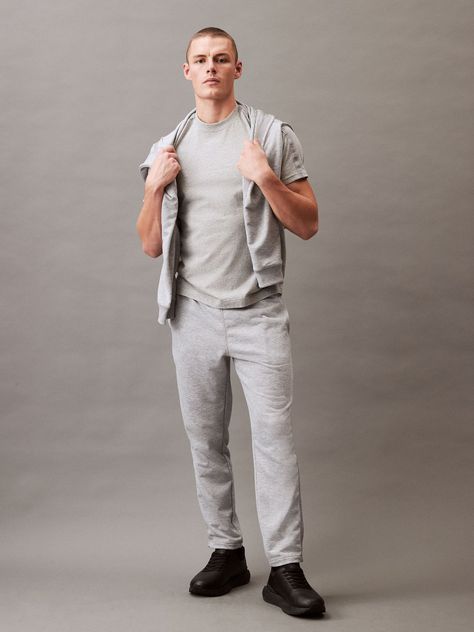 Jogger French Terry Gris Calvin Klein-0