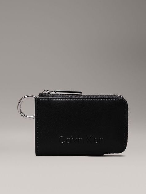 Tarjetero Embossed Negro Calvin Klein-0