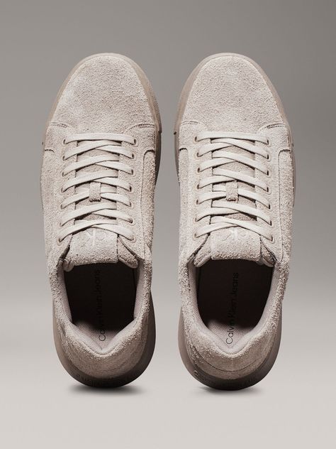 Zapatillas Chunky Cupsole Low Suede Beige Calvin Klein-2