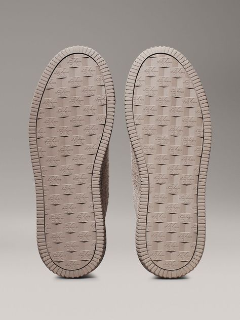 Zapatillas Chunky Cupsole Low Suede Beige Calvin Klein-3