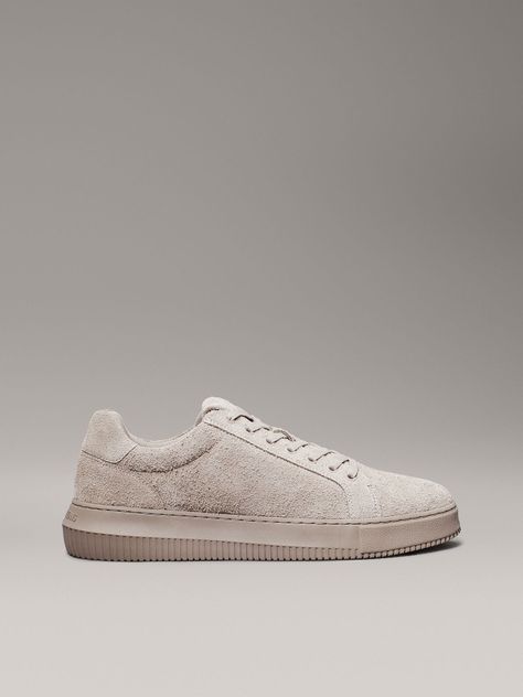 Zapatillas Chunky Cupsole Low Suede Beige Calvin Klein-4