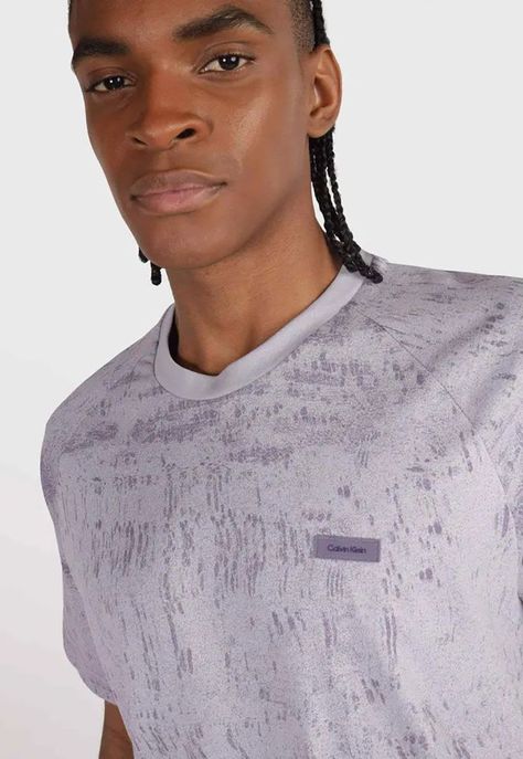 Polera Concrete Aop Gris Calvin Klein-3
