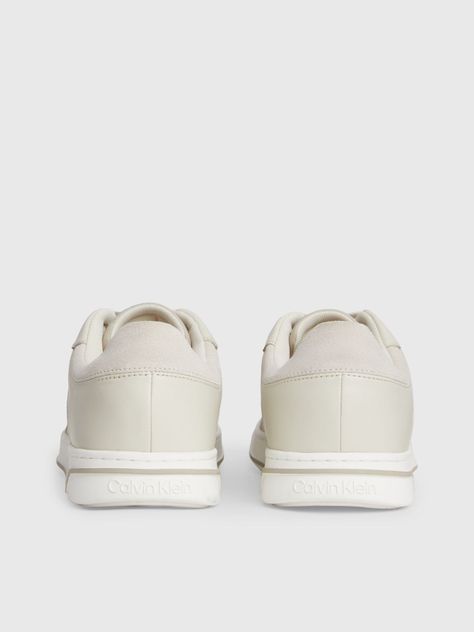Zapatillas Low Top Lace Up Mix Beige Calvin Klein-1
