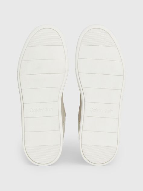 Zapatillas Low Top Lace Up Mix Beige Calvin Klein-3