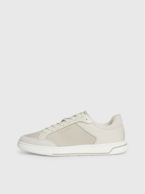 Zapatillas Low Top Lace Up Mix Beige Calvin Klein-5
