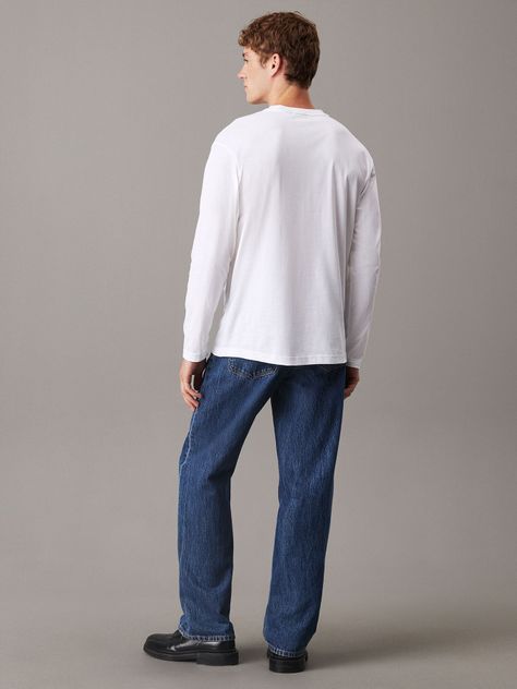 Polera LS Cotton Comfort Blanco Calvin Klein-2