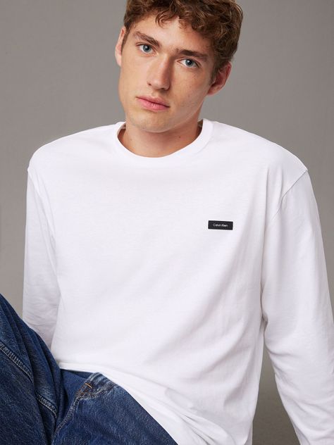 Polera LS Cotton Comfort Blanco Calvin Klein-3
