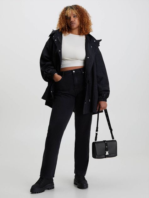 Bolso bandolera ultraligero con solapa Negro Calvin Klein K60K610700-BDS-1