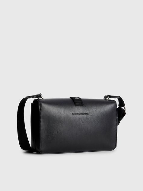 Bolso bandolera ultraligero con solapa Negro Calvin Klein K60K610700-BDS-2
