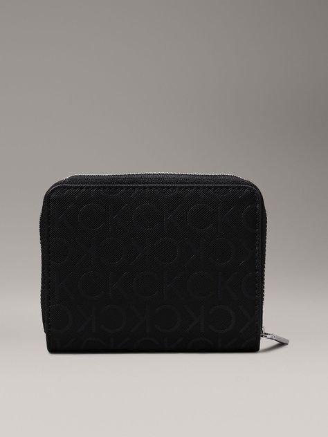 Billetera CK Must Around Mono Negro Calvin Klein-1