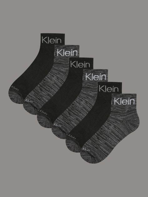 Pack 6 Calcetines Calvin SP Cushion Negro Calvin Klein-0
