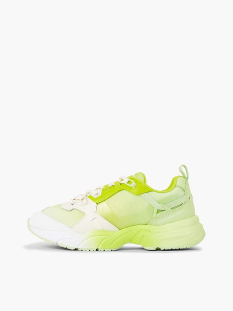 Zapatilla Retro con Logo Verde Calvin Klein-5