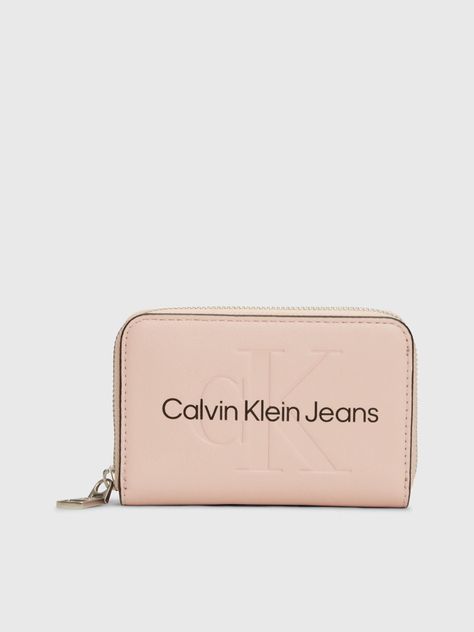 Billetera Sculpted Mono Rosado Calvin Klein-0