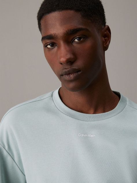 Polera Nano Logo Interlock Verde Calvin Klein-3