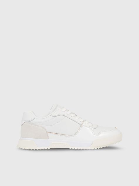 Zapatilla Low Top Lace Up Lth Blanco Calvin Klein-4