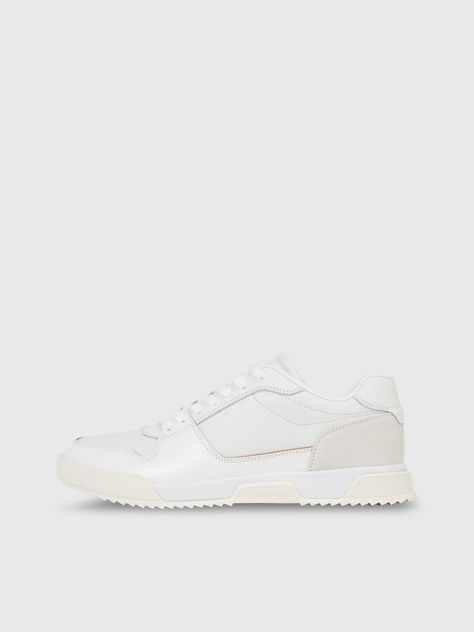 Zapatilla Low Top Lace Up Lth Blanco Calvin Klein-5