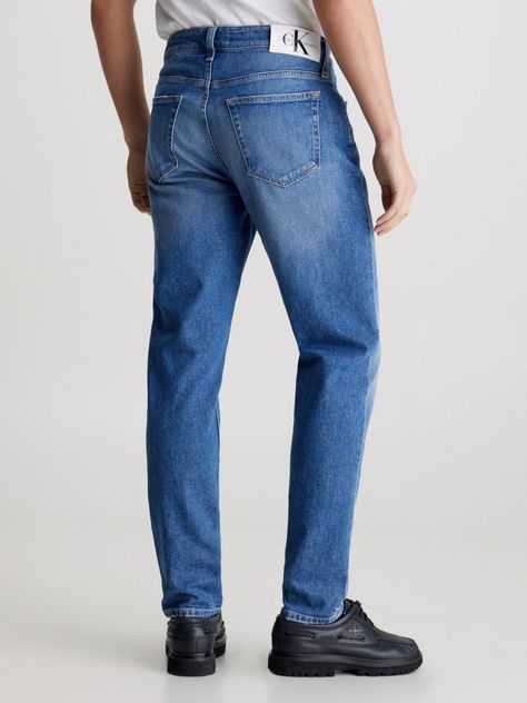 Jeans Regular Taper Azul Calvin Klein-2