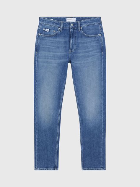 Jeans Regular Taper Azul Calvin Klein-4