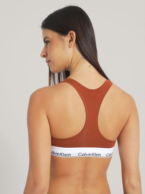 Bralette Modern Cott Modal Naranjo Calvin Klein-1