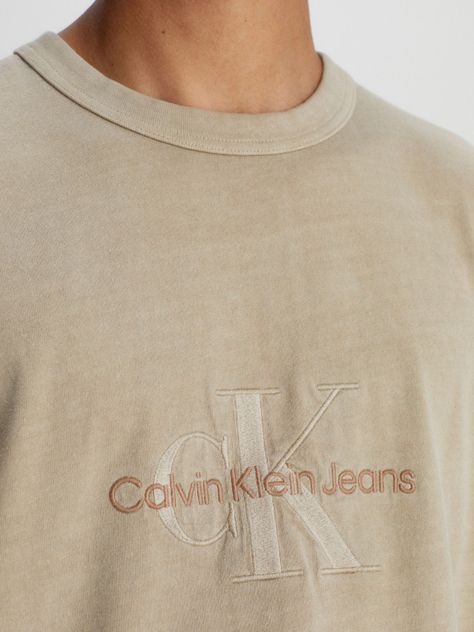 Polera Mineral Dye Beige Calvin Klein-3