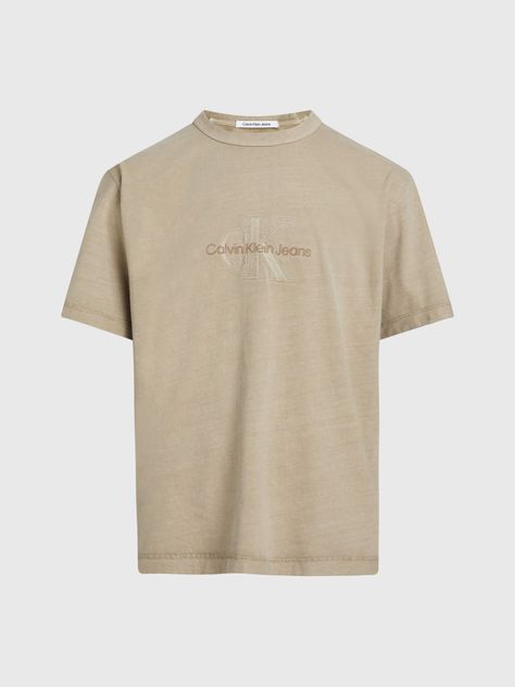 Polera Mineral Dye Beige Calvin Klein-4