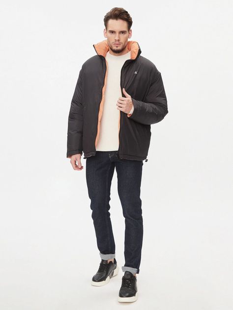 Parka Reversible 90S Puffer Negro Calvin Klein-1