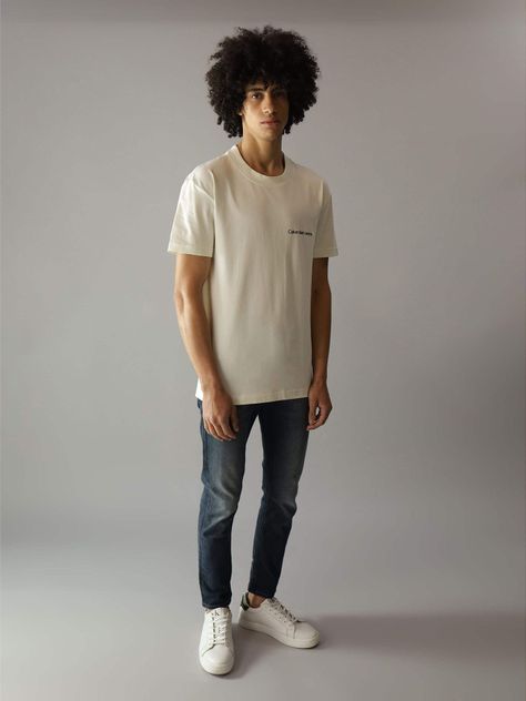 Polera Institutional Blanco Calvin Klein-1