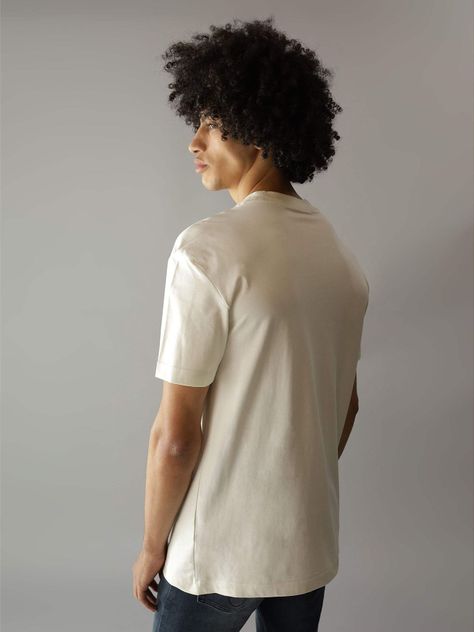 Polera Institutional Blanco Calvin Klein-2