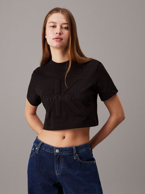 Polera Premium Monologo Short Negro Calvin Klein-0