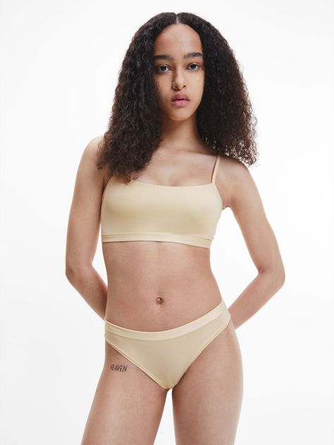Bralette Form to Body Beige Calvin Klein-1