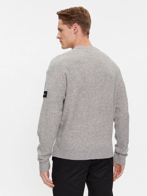 Sweater Lycra Blend Gris Calvin Klein-2