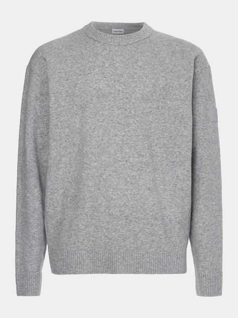 Sweater Lycra Blend Gris Calvin Klein-6