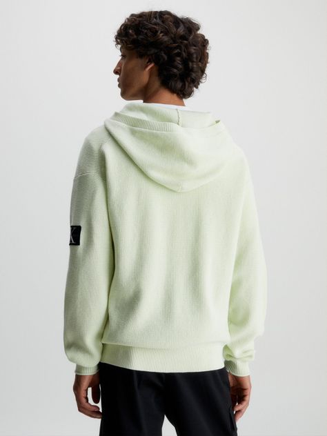 Sweater con Gorro Badger Verde Calvin Klein-2