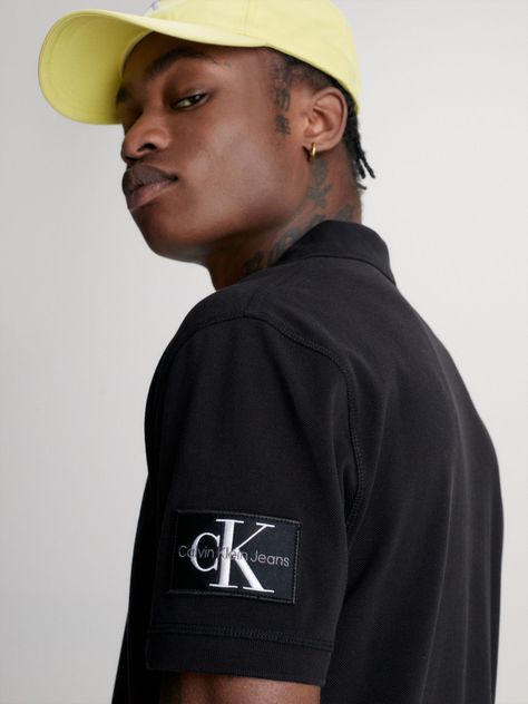 Polo Badge Negro Calvin Klein-3