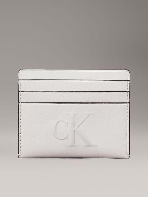 Tarjetero Sculpted 6Cc Blanco Calvin Klein-0