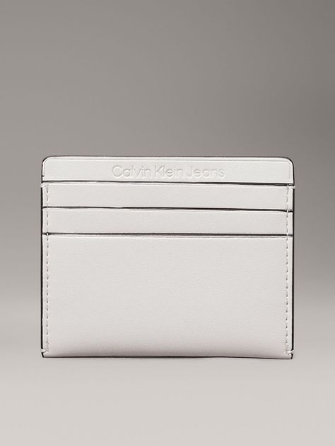 Tarjetero Sculpted 6Cc Blanco Calvin Klein-1