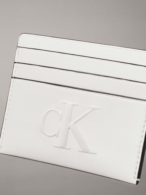 Tarjetero Sculpted 6Cc Blanco Calvin Klein-3
