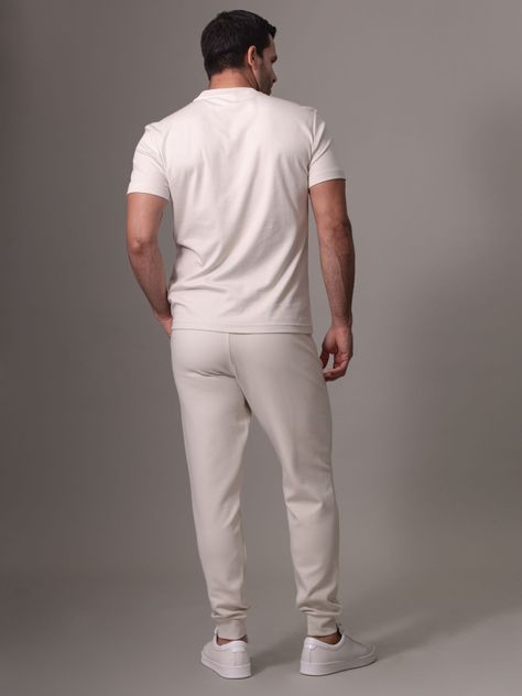 Jogger Lux Tech Crema Calvin Klein-2