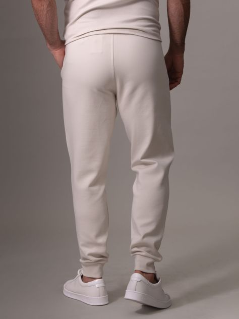 Jogger Lux Tech Crema Calvin Klein-3