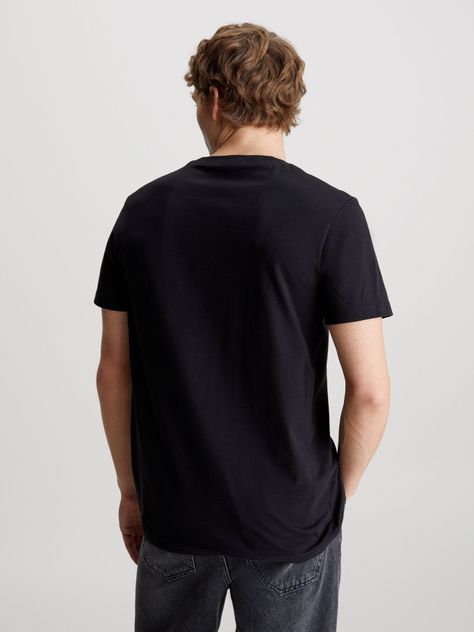 Polera Monogram Echo Graphic Negro Calvin Klein-2